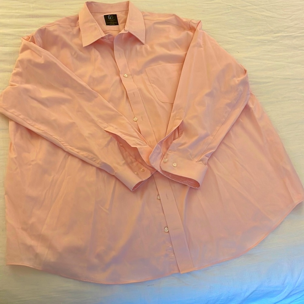 Gold series 20 37/38 like 5xl pink dress shirt